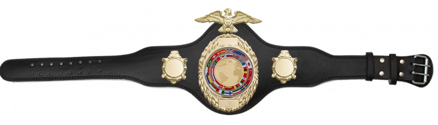 CHAMPIONSHIP BELT - PLT288/G/FLAGG - AVAILABLE IN 4 COLOURS